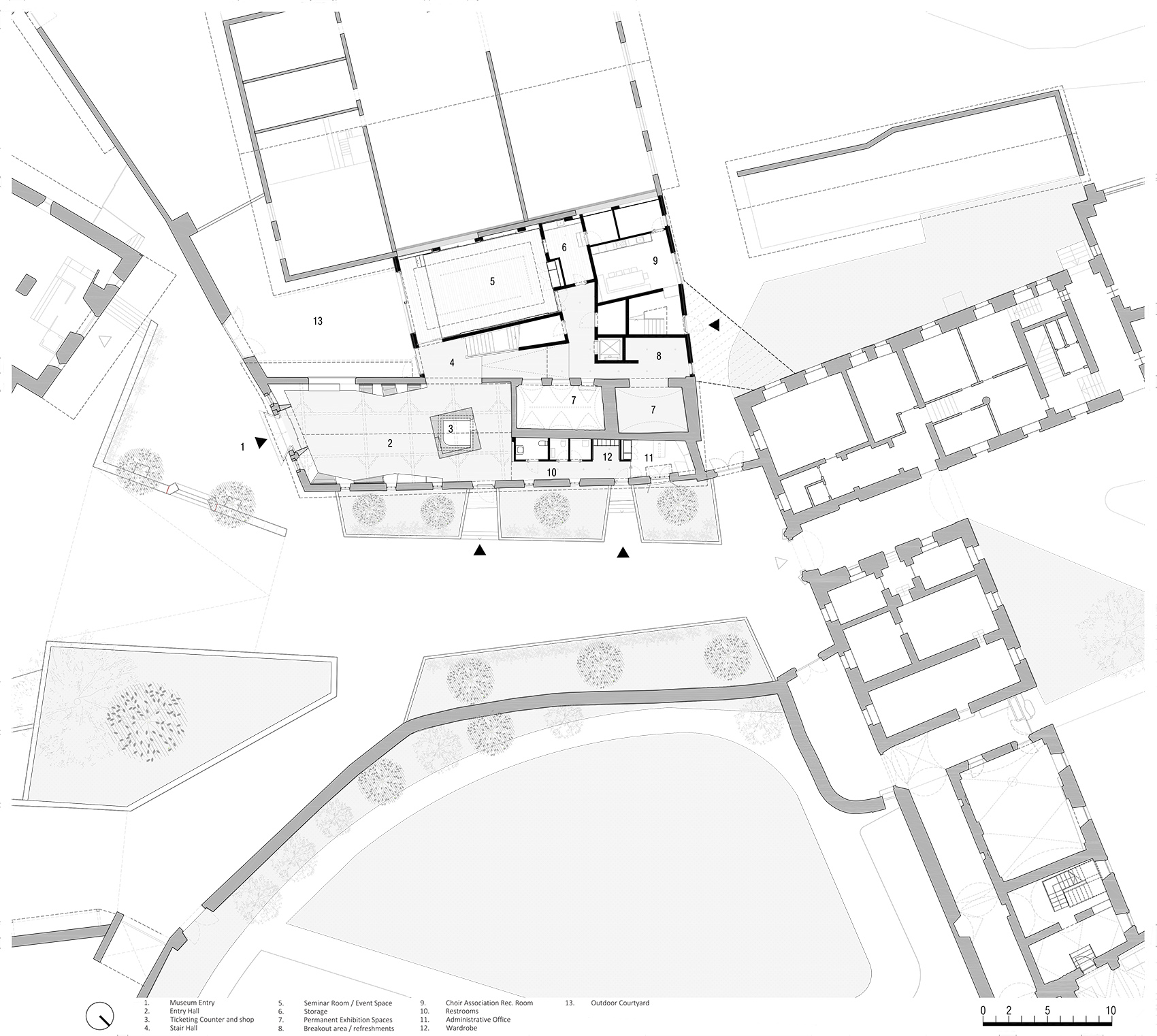 诺瓦塞拉修道院博物馆扩建项目丨意大利丨MoDusArchitects-82