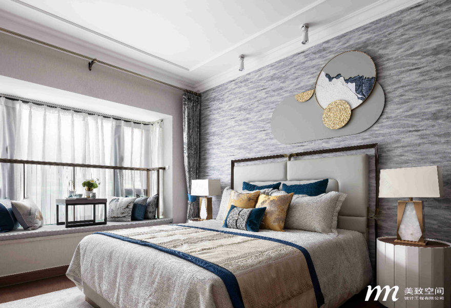 焦作恒大翡翠华庭新中式家居设计丨中国焦作丨美致空间-21