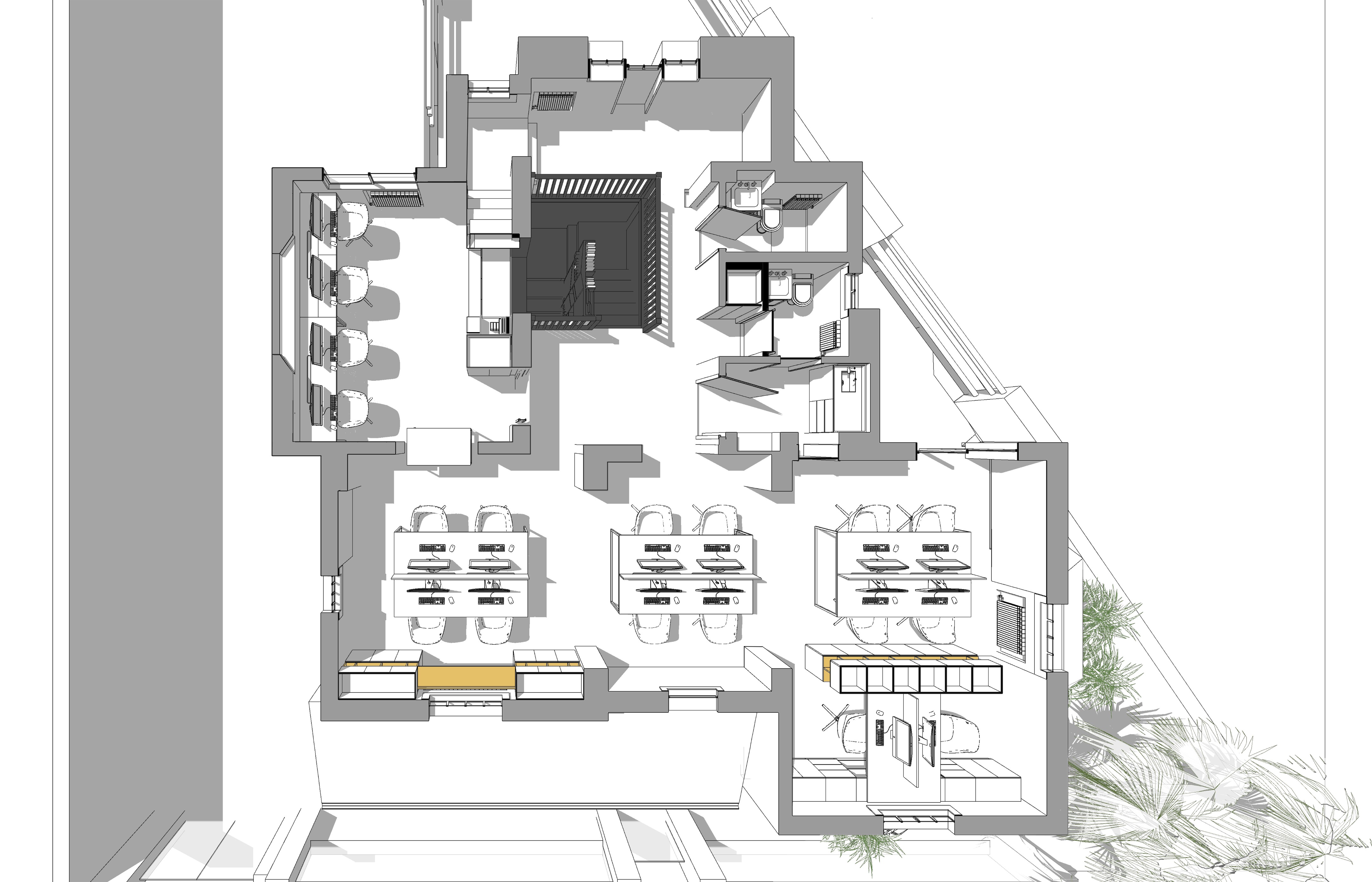 英式小屋变身设计 agency，灵活创意空间-24