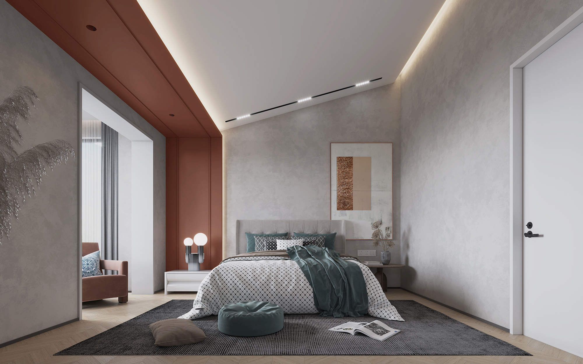 现代湖山赋空间丨方强荣设计事务所-5