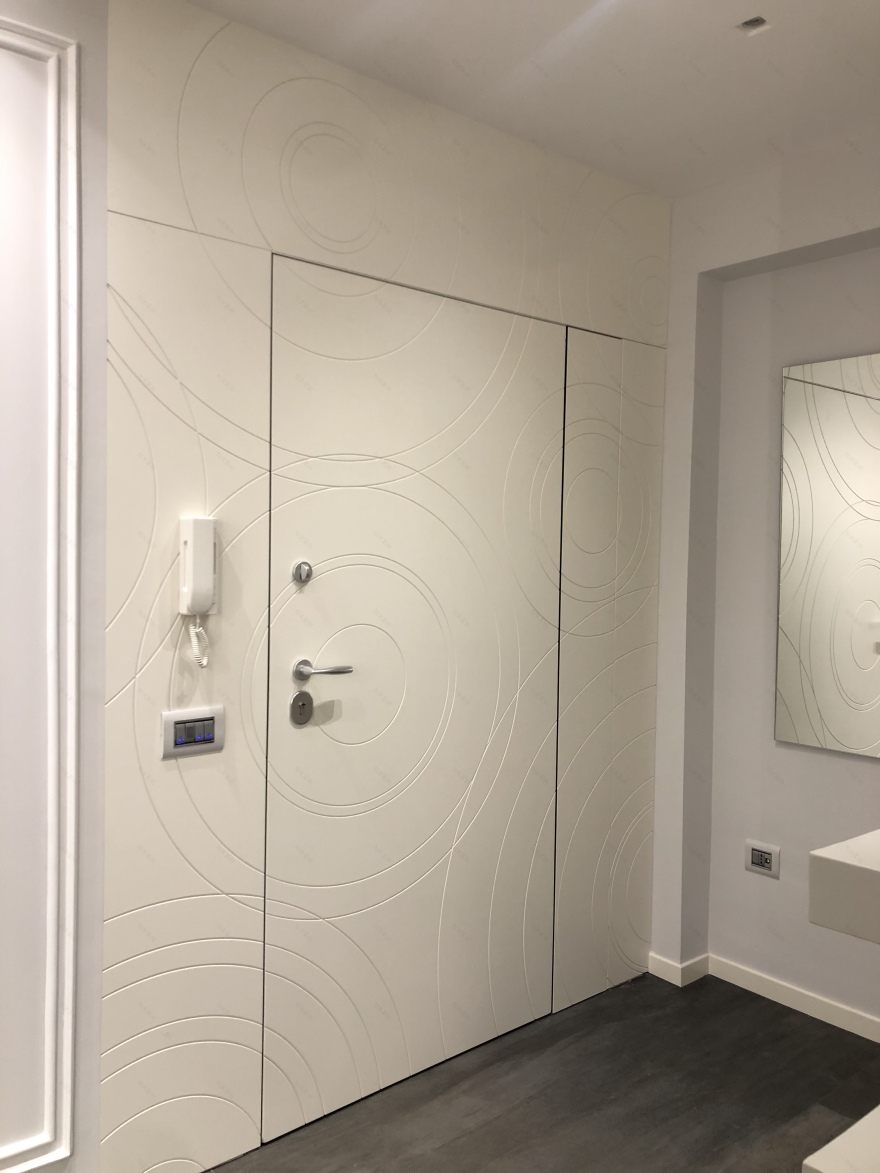 现代简约风公寓改造,干净利落重塑空间比例-8