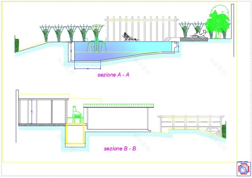 无限延伸的游泳池·与维苏威火山的对话-9