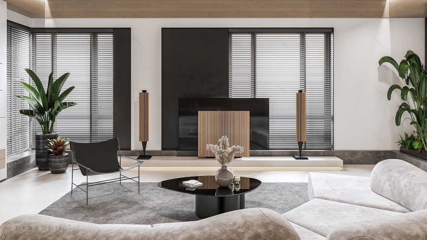 现代平层设计丨东木设计-5