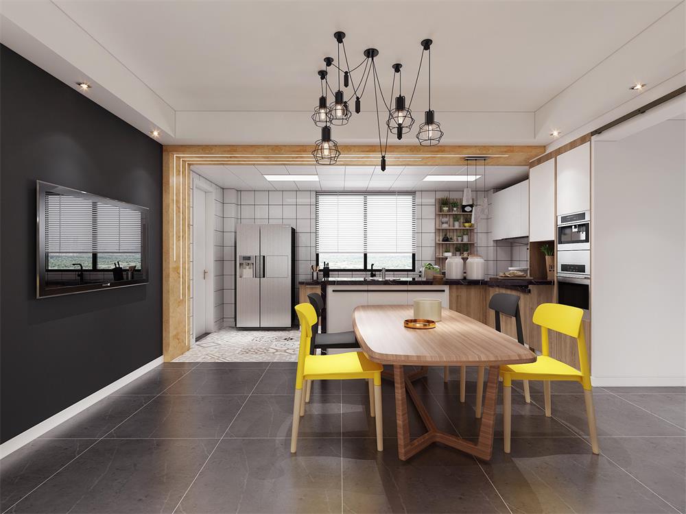 清新小公寓效果图案例-8