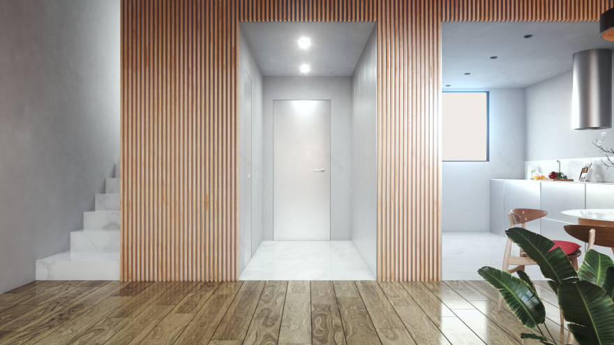 地中海风格的海景公寓改造-1