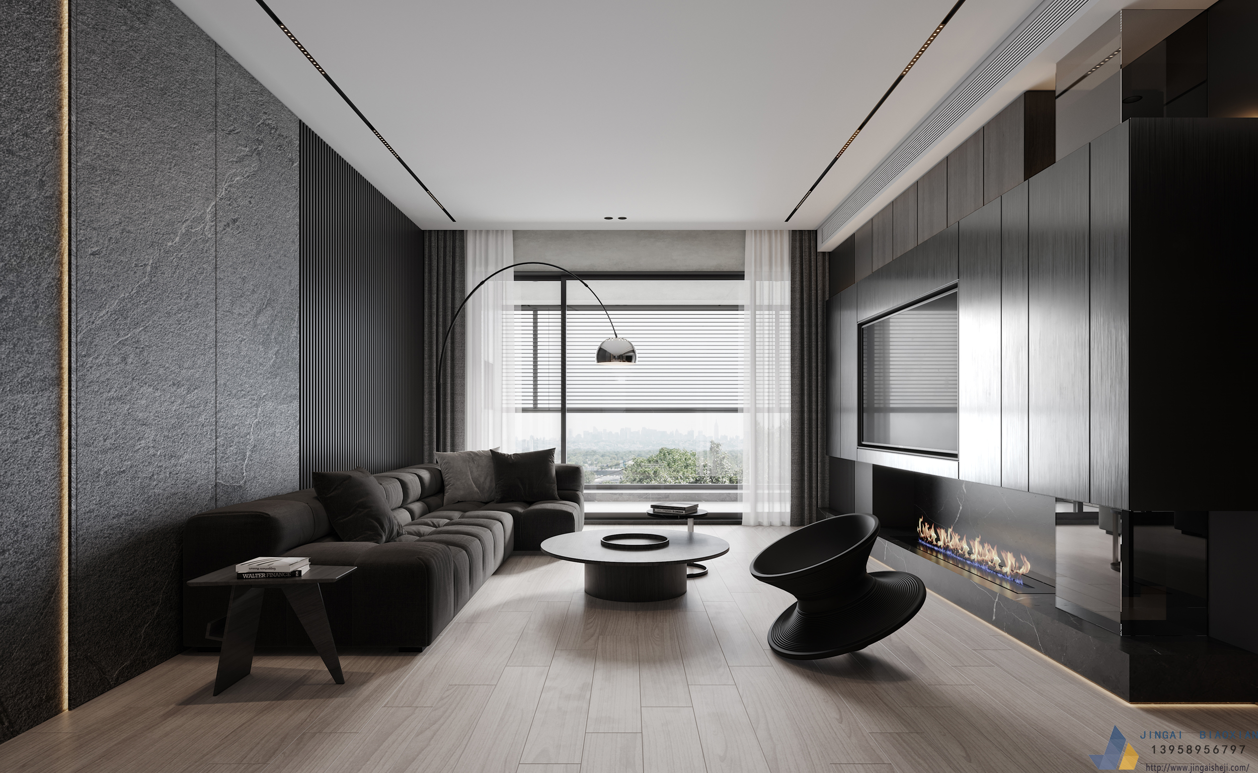 黑白灰演绎经典极简-3