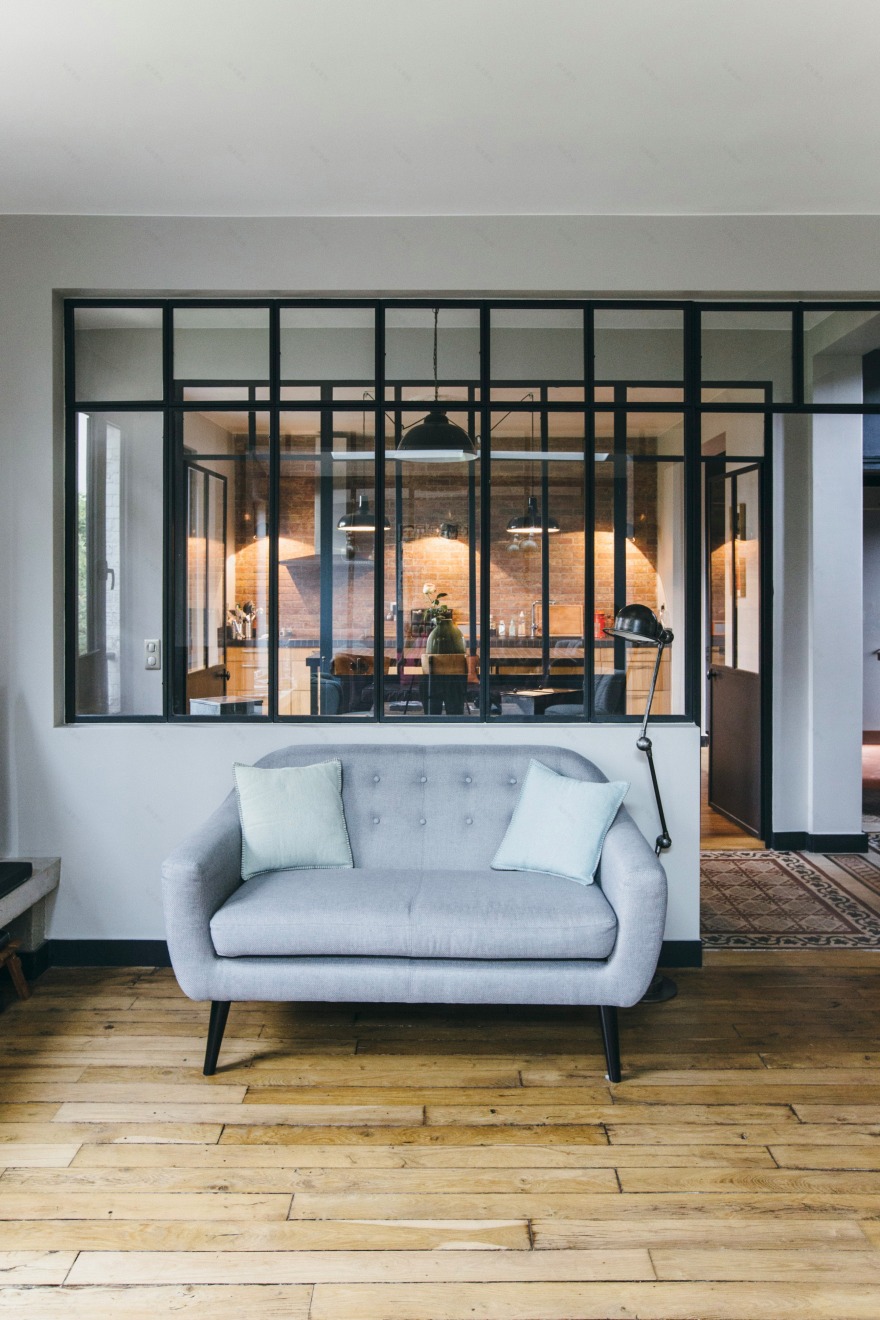 巴黎郊区百年别墅的现代重生-16