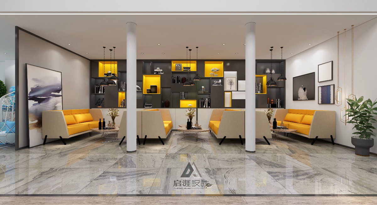 现代风办公区域设计案例解析-4