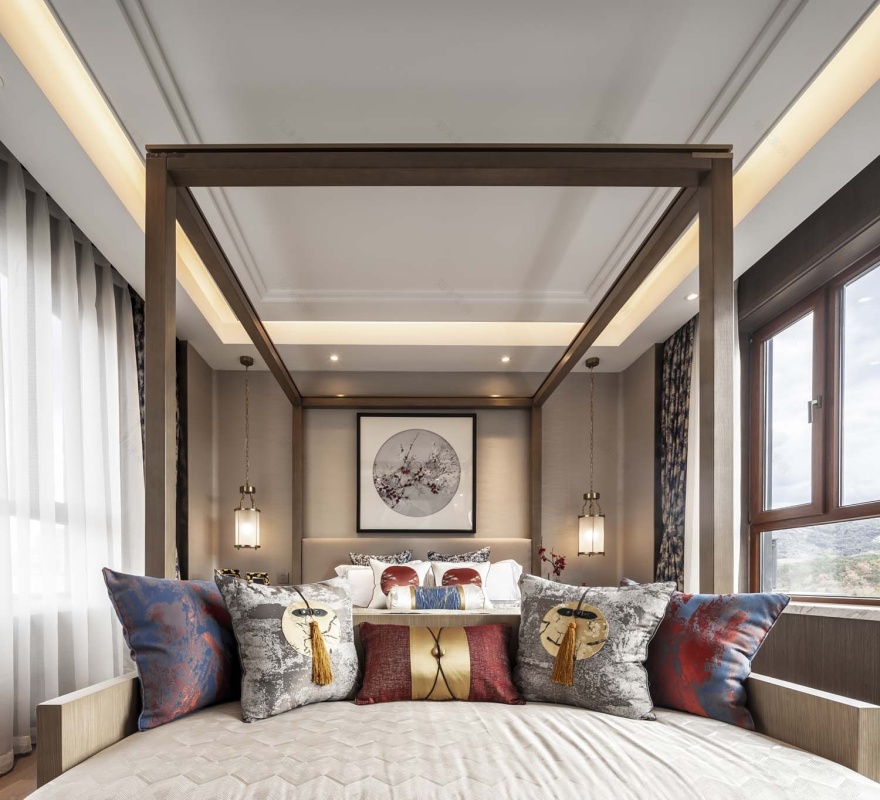 大连·金地拾贰坊和樾别墅样板间丨中国大连丨北京顺迈佳室内设计有限公司-17