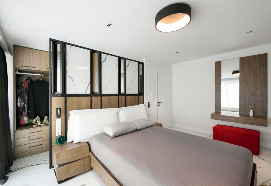 创意木石交融,MNK 设计工作室打造双层公寓空间-28