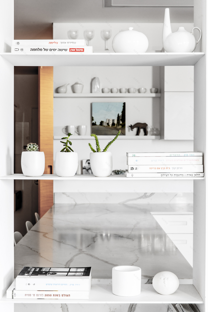 Tel-Aviv 五口之家公寓改造,明亮宽敞的现代生活空间-13