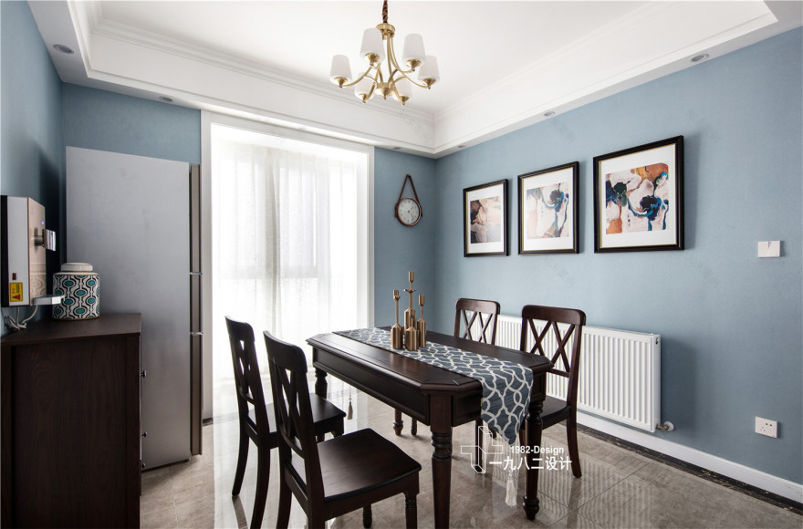 武昌群建星城现代美式实景拍摄,三居室温馨之家-32