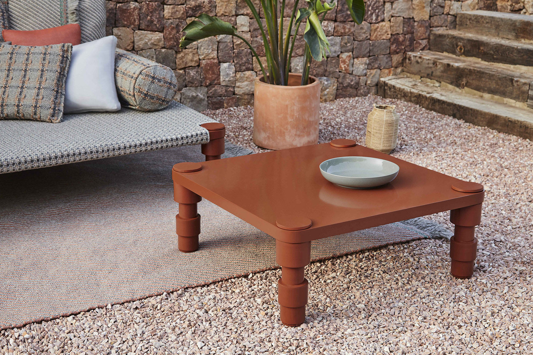 Garden Layers印度床与边桌系列/灵感源于莫卧儿帝国的古老习俗-124