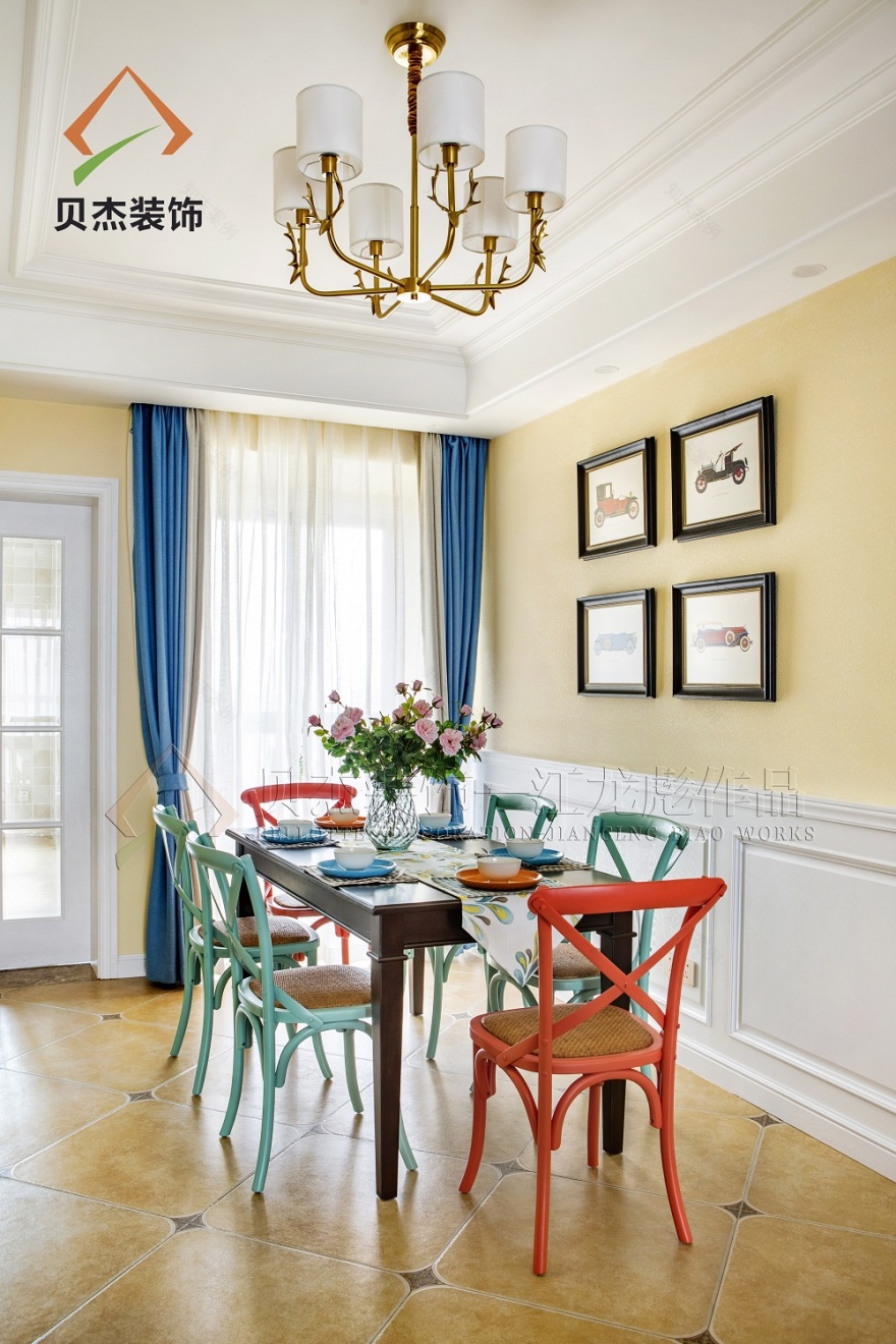 蓝山 110M2 美式风格家居设计-27