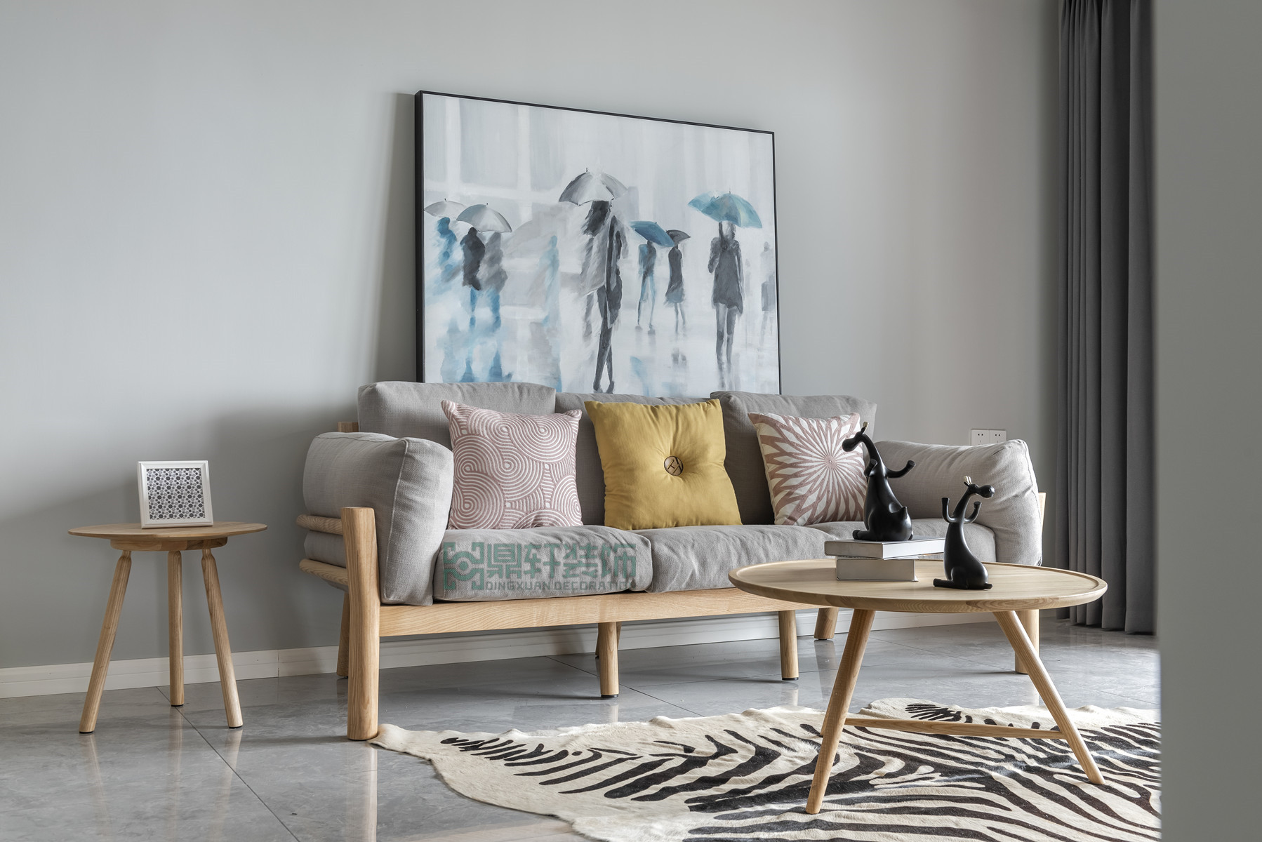 重庆鼎轩装饰 | 浅灰北欧+木制风格（金科天元道）-24