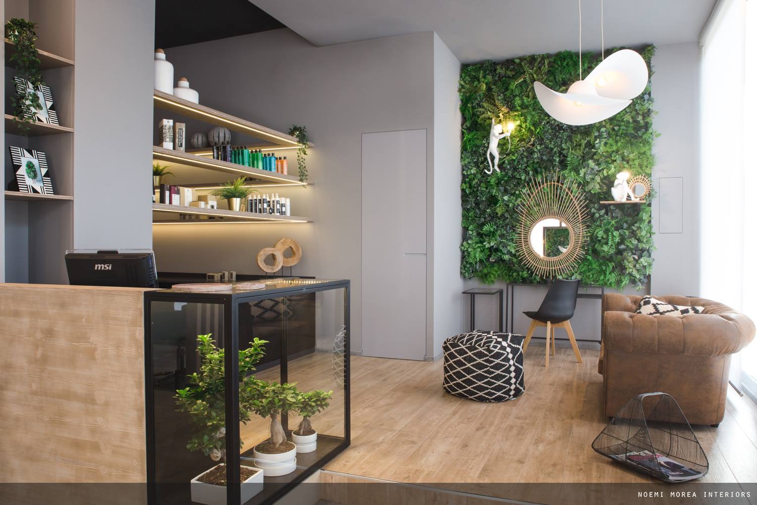 NOEMI MOREA interiors, NOEMI MOREA丨理发店丨C O N C I T A hair saloon-0