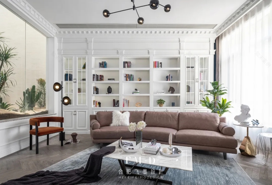 合肥中海央墅法式婚房,室内花园、影音系统,浪漫满屋-24