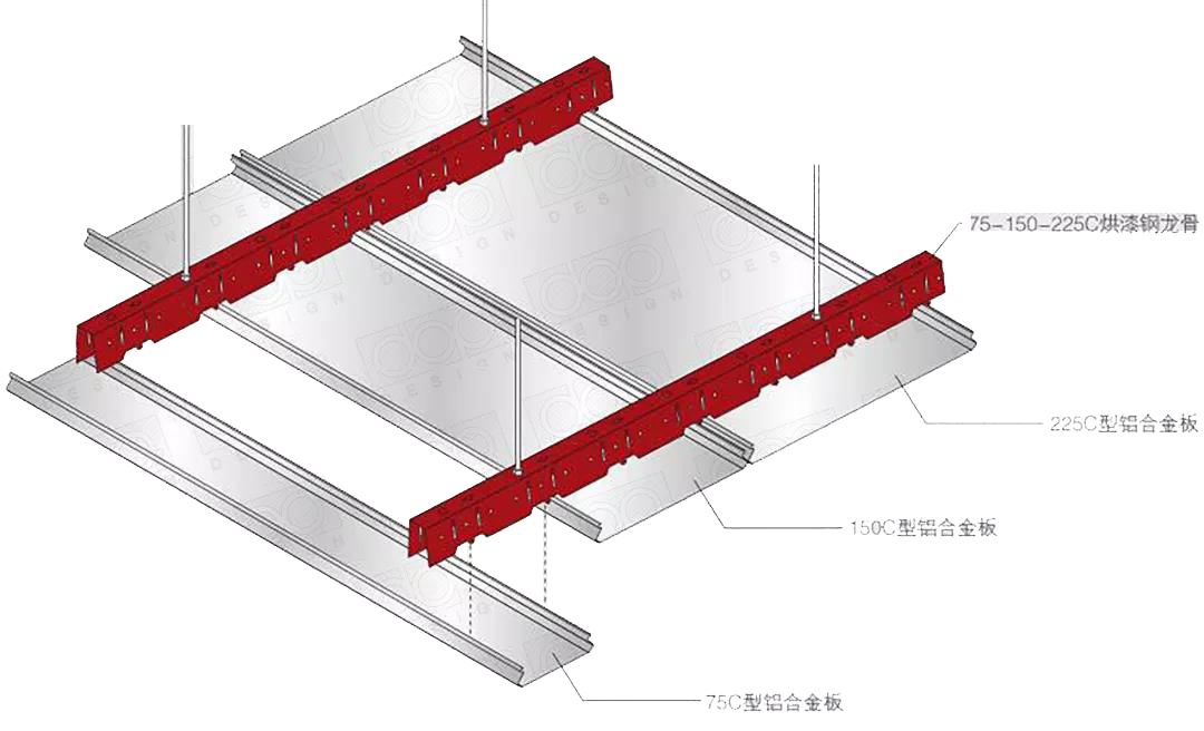 《室内设计联盟年刊》解读，金属天花节点安装全攻略-17