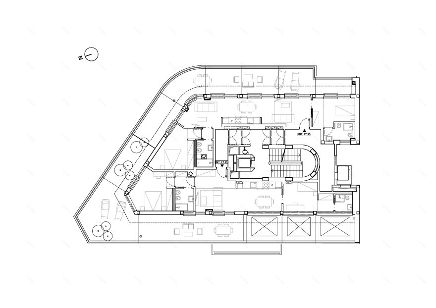 罗马历史建筑翻新 · 九层小楼的宜居转变-14