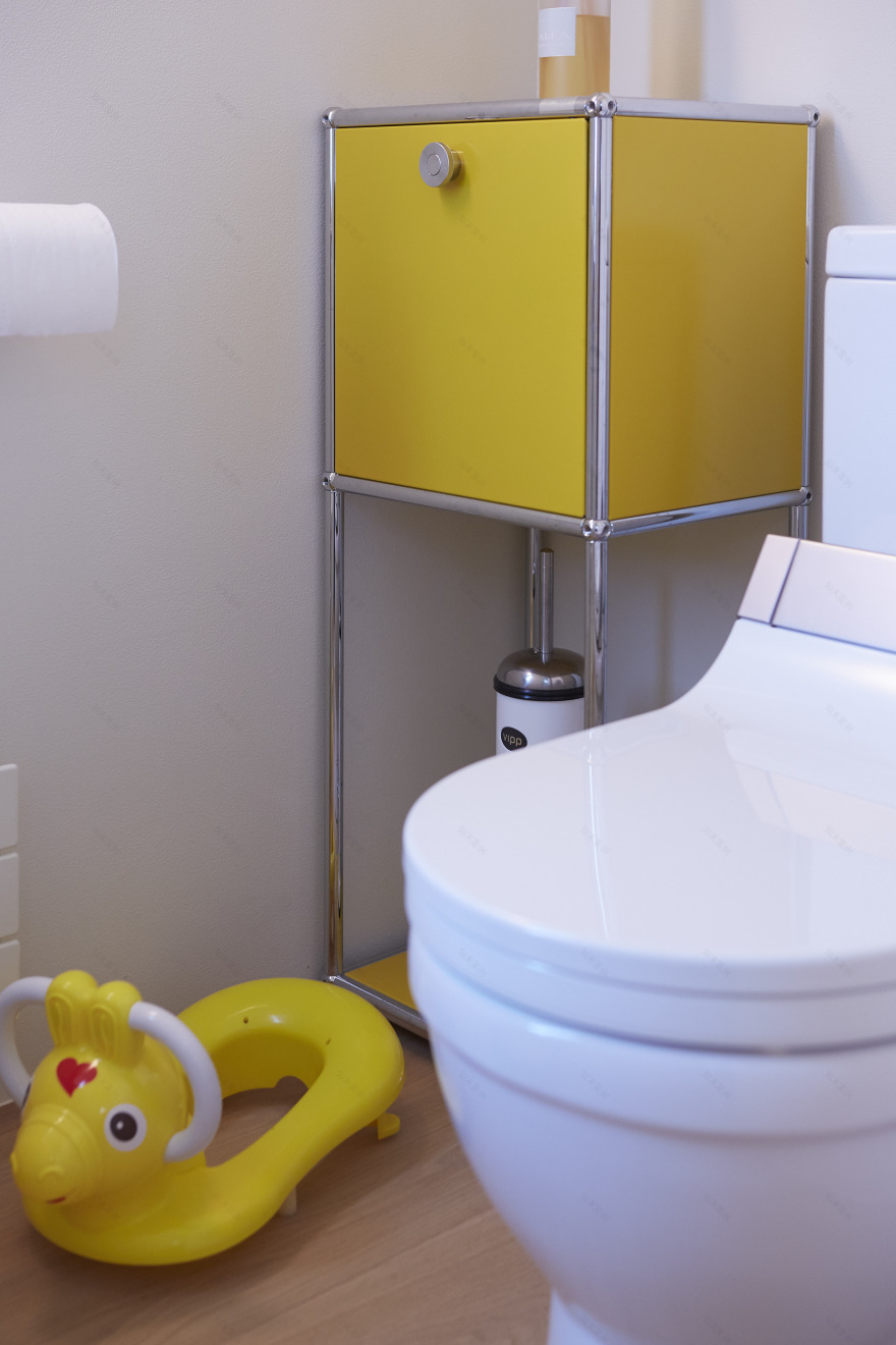 日本 Morioka 别墅现代室内设计,USM 模块化家具打造宽敞生活空间-27