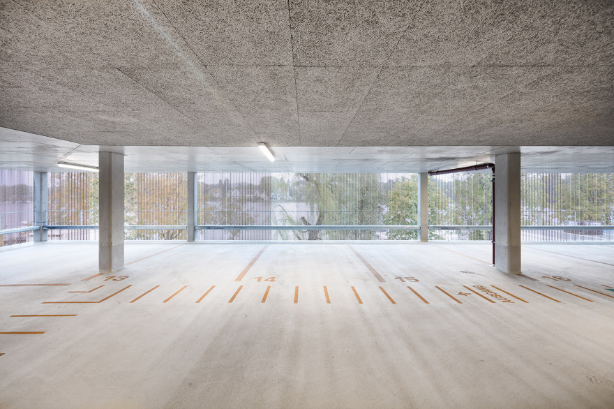 波浪金属立面,营造光影交织的立体停车场-13