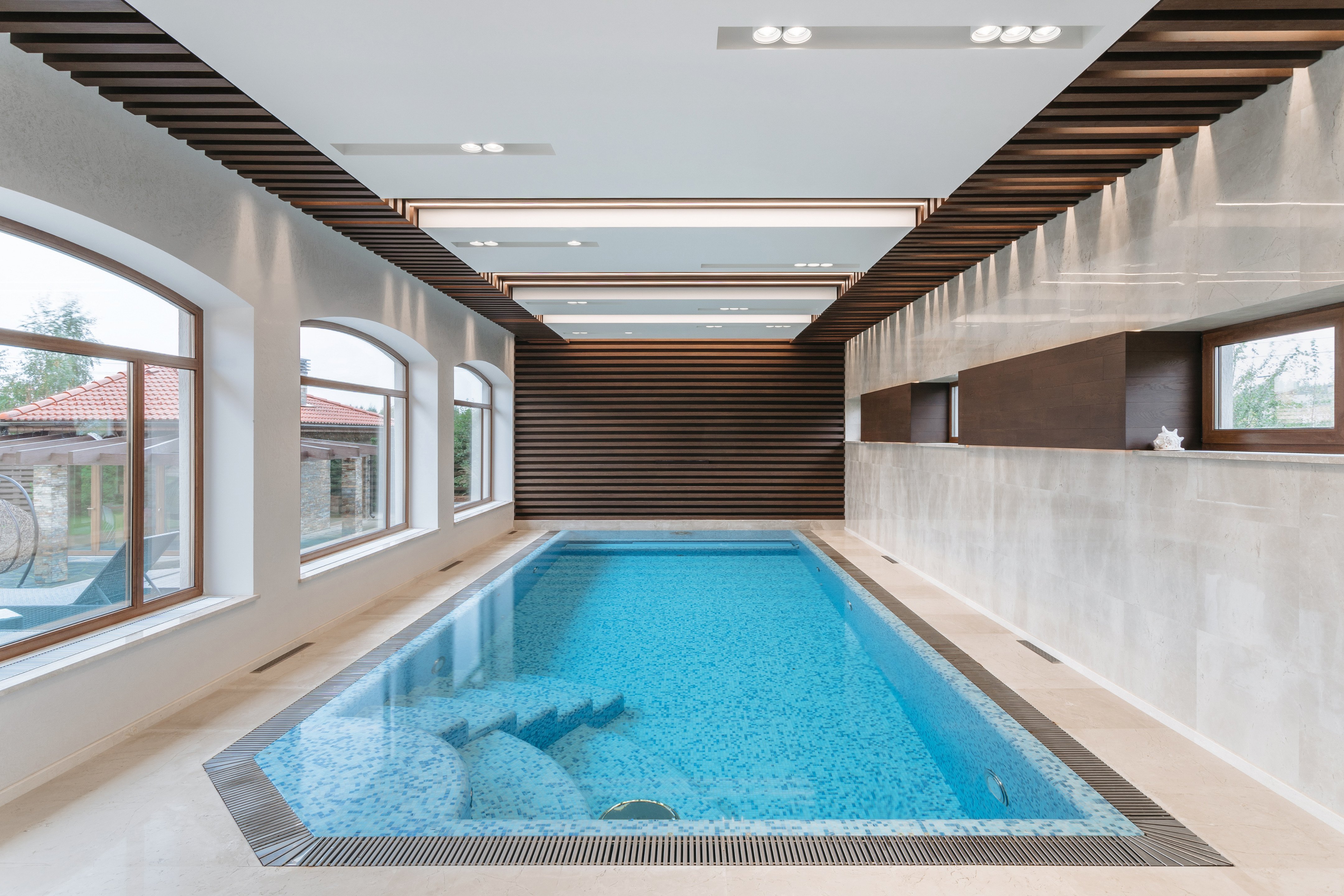 Peter Sergeev Architecture + Design丨酒店丨Guest house with private spa complex and swimming pool-3