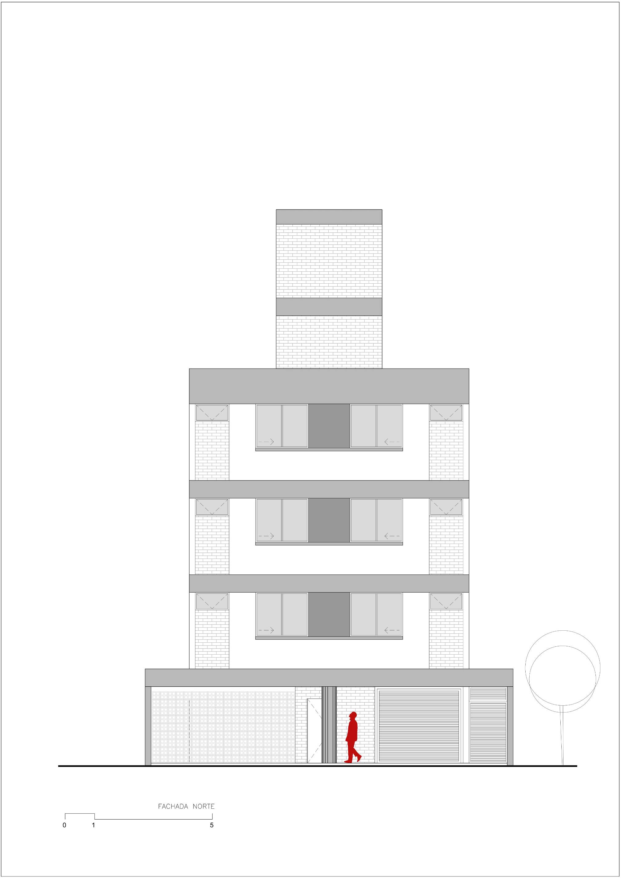 巴西海滨公寓建筑 H1-14