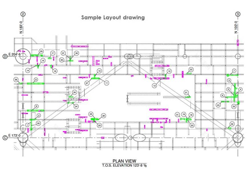 高效精准的美国深海石油平台钢结构详图设计-2
