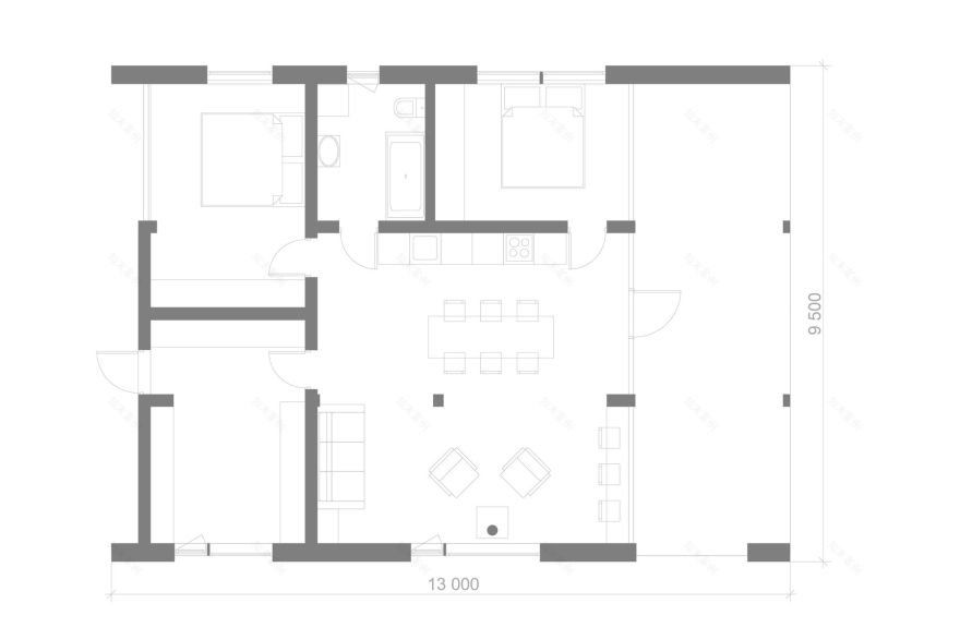 模块化环保别墅设计,融入自然之美-18