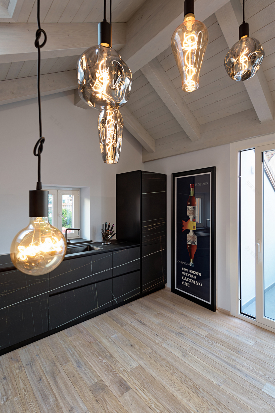 海之屋·意大利蓝色海洋风格顶层公寓-4