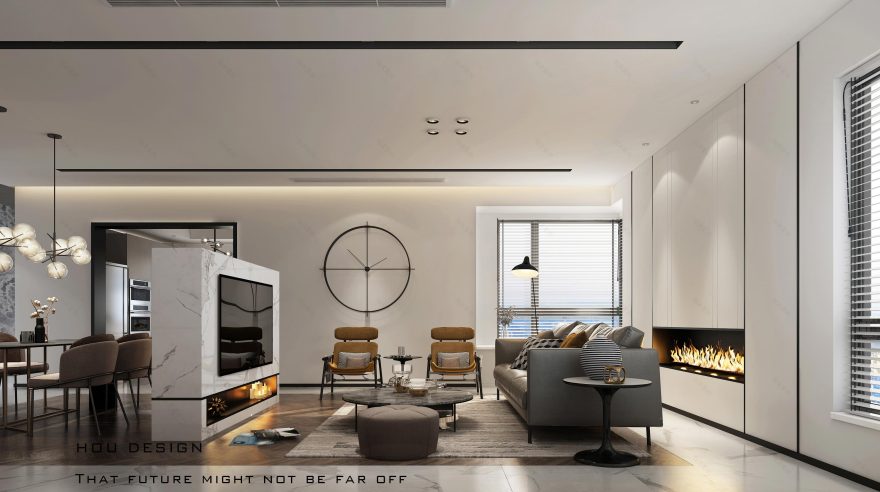 侯·Design 团队打造的国际时尚私宅-7