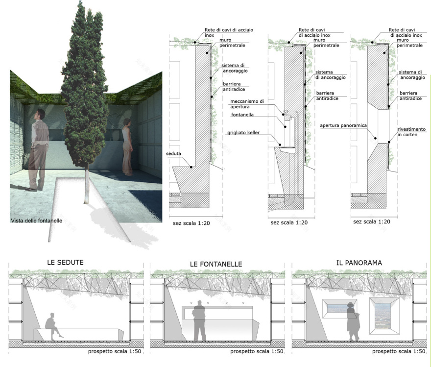 意大利 Frascati 公共墓地扩建项目 · 历史与自然的和谐交融-21