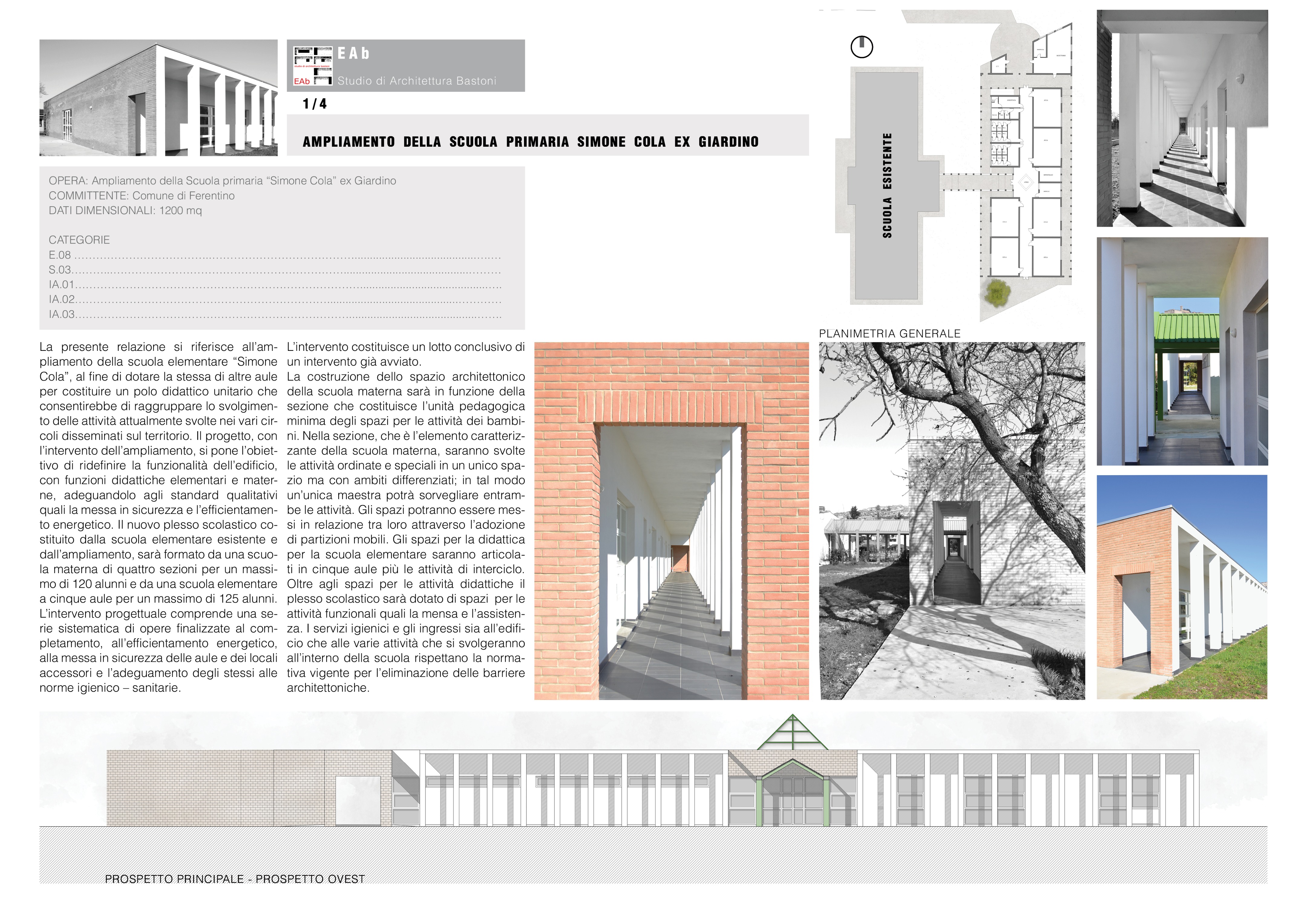 “Simone Cola”小学扩建项目 | 色彩丰富、功能齐全的教育空间-1