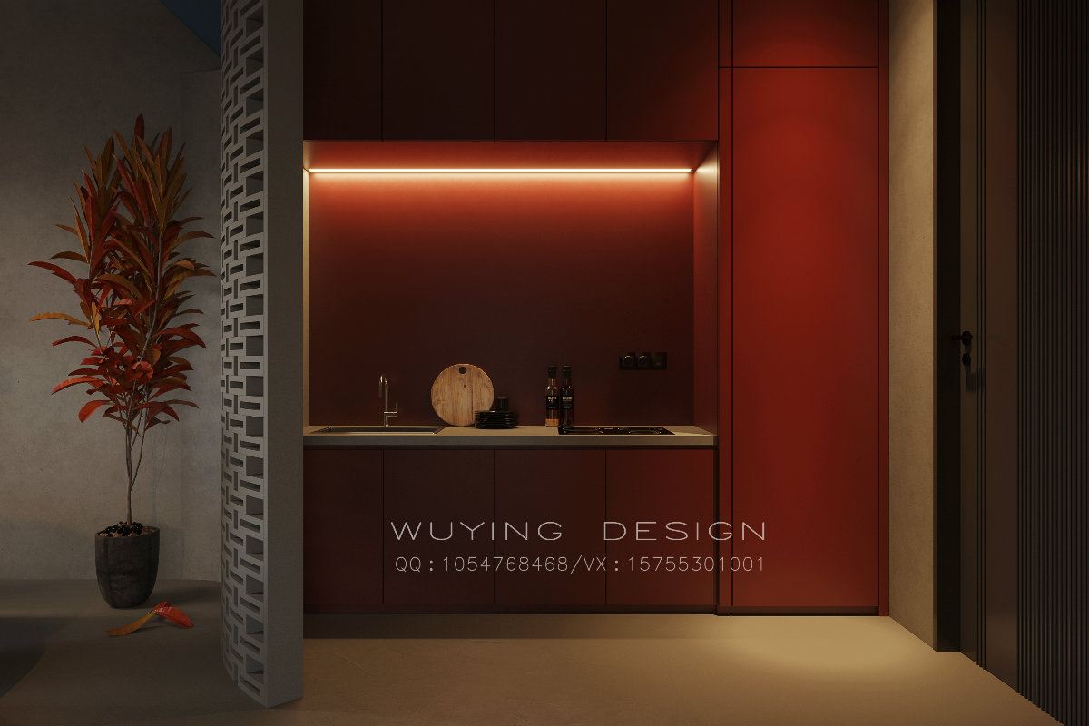 WYD/单身公寓现代风格/無影设计表现-7