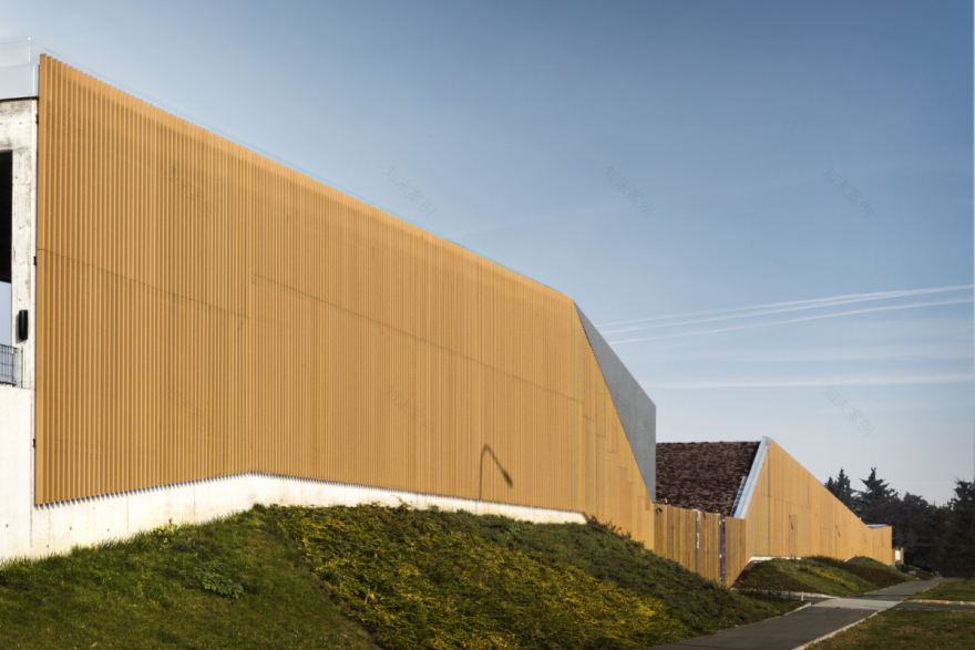 绿色屋顶的可持续建筑设计-1