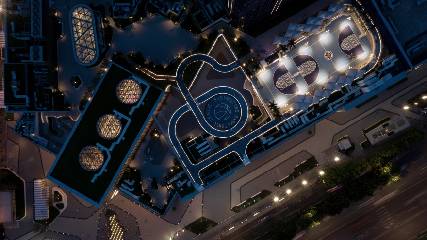 武汉江宸天街漂浮海滩球场丨中国武汉丨FLO景观设计事务所-74