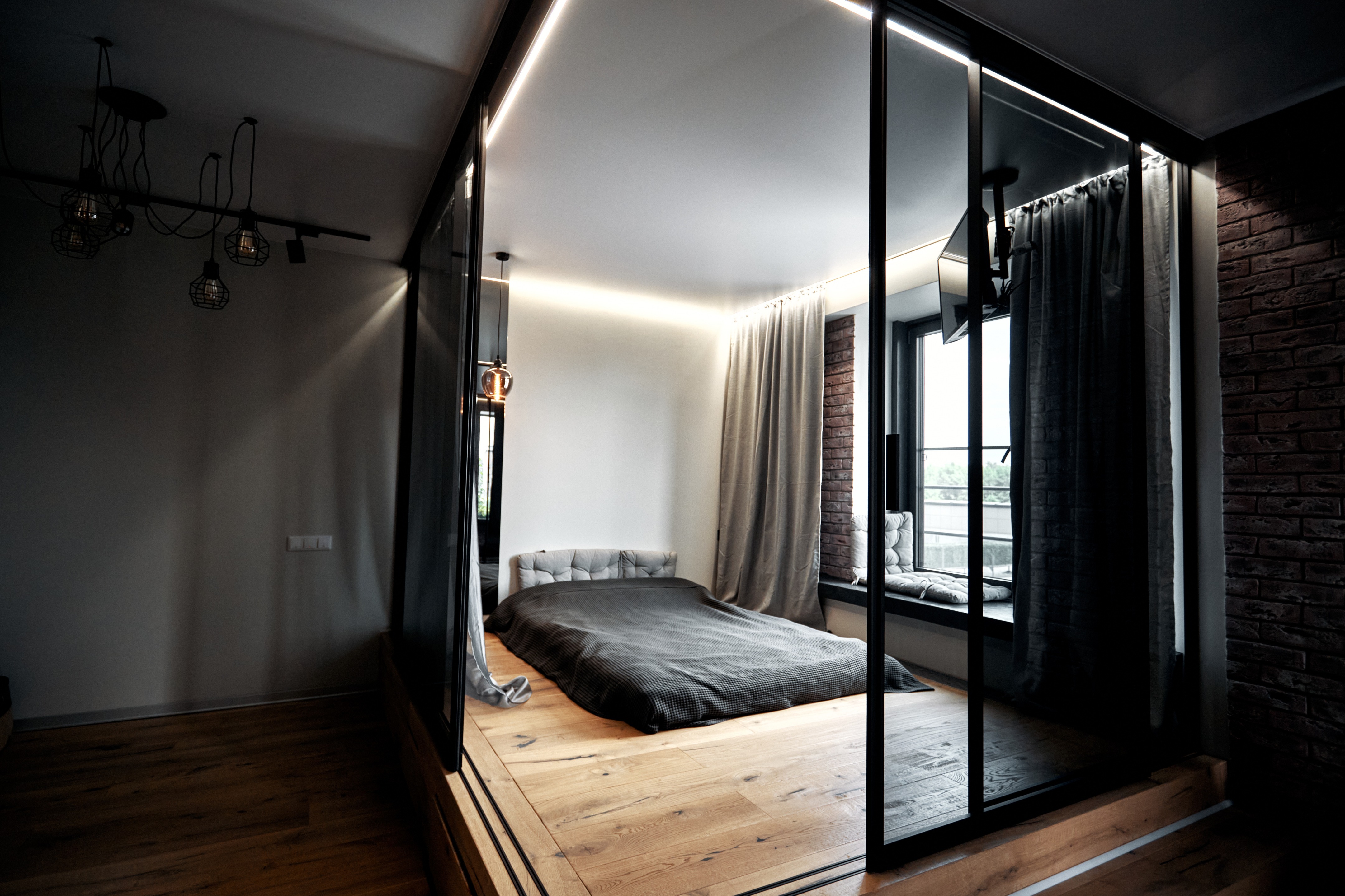 极简黑框玻璃门 | Raumplus 打造优雅室内空间-9