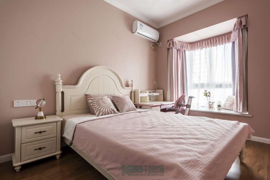 重庆鼎轩装饰 | 现代美式 130㎡老房爆改,加州百合园温馨家居空间-61