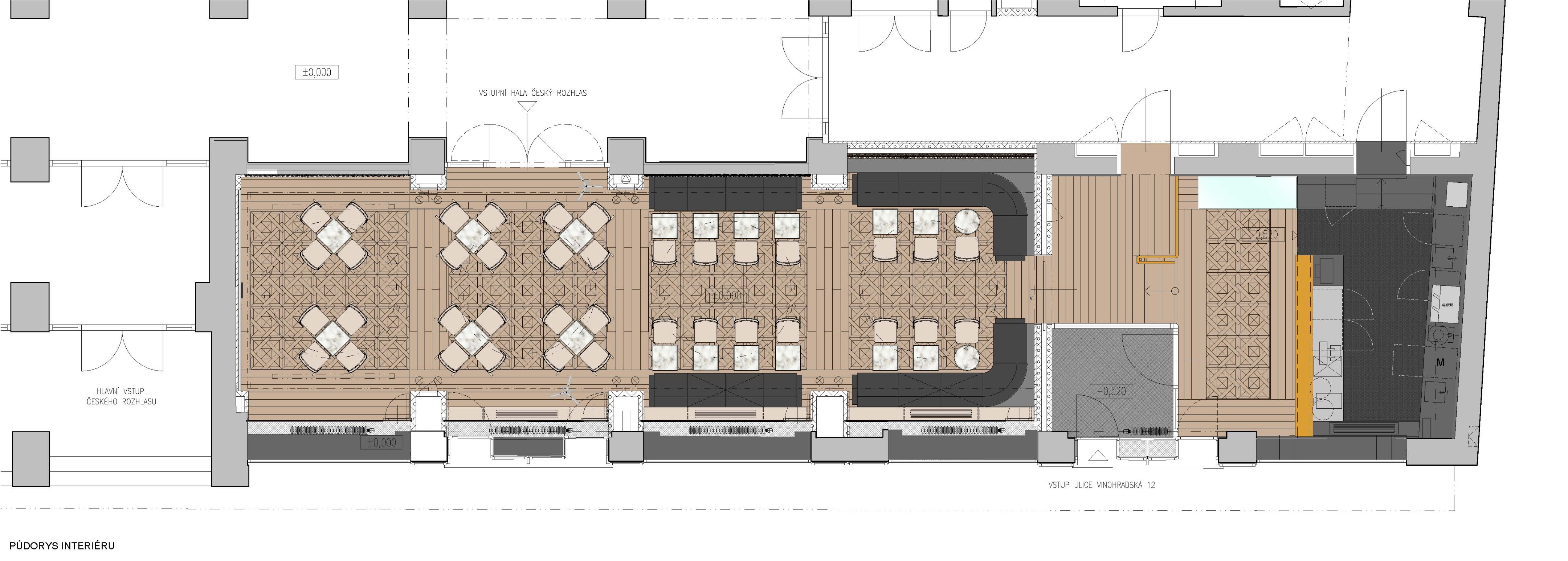 维诺赫拉迪什卡 12 号广播咖啡馆丨捷克丨CMC ARCHITECTS-15