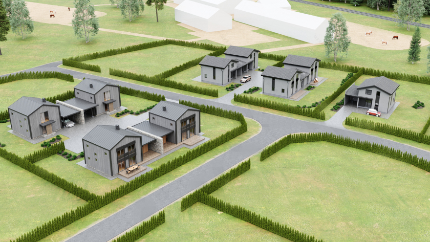 宁静郊区别墅,亲近自然的设计佳作-0