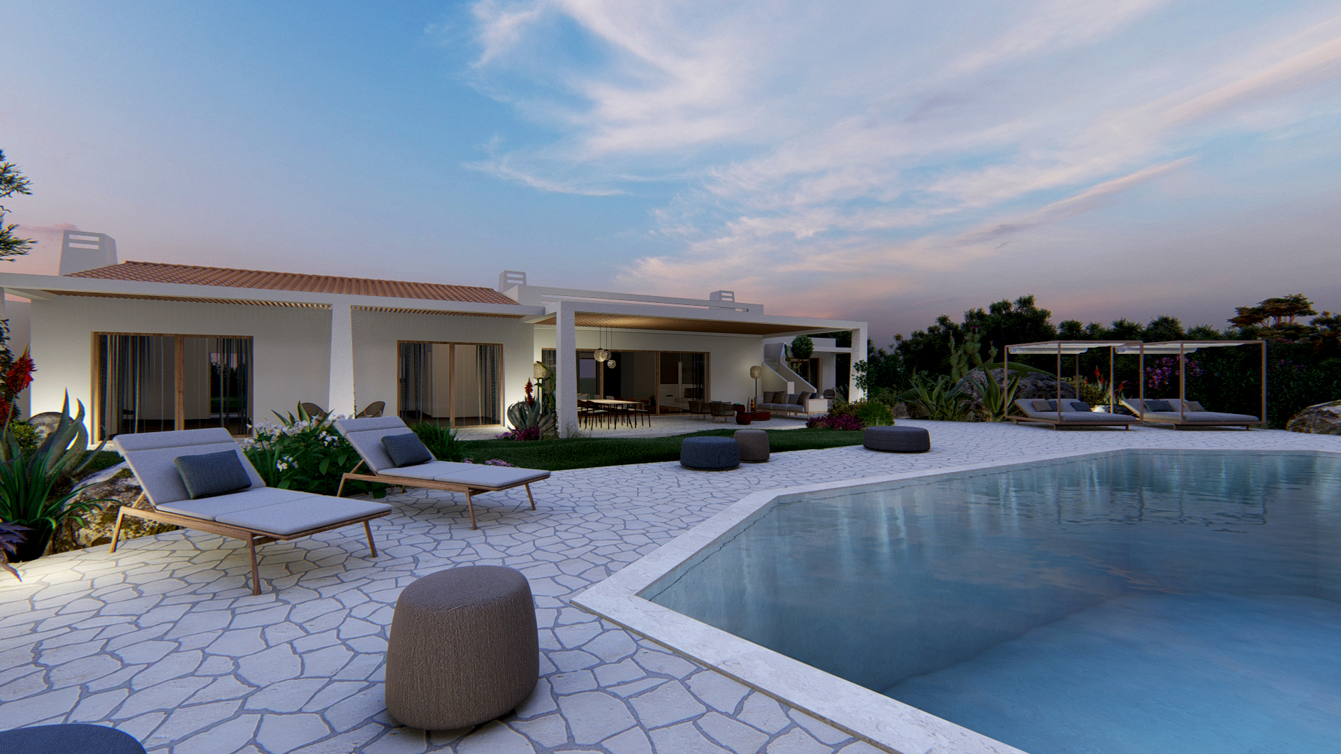 融合传统与现代的别墅设计-7