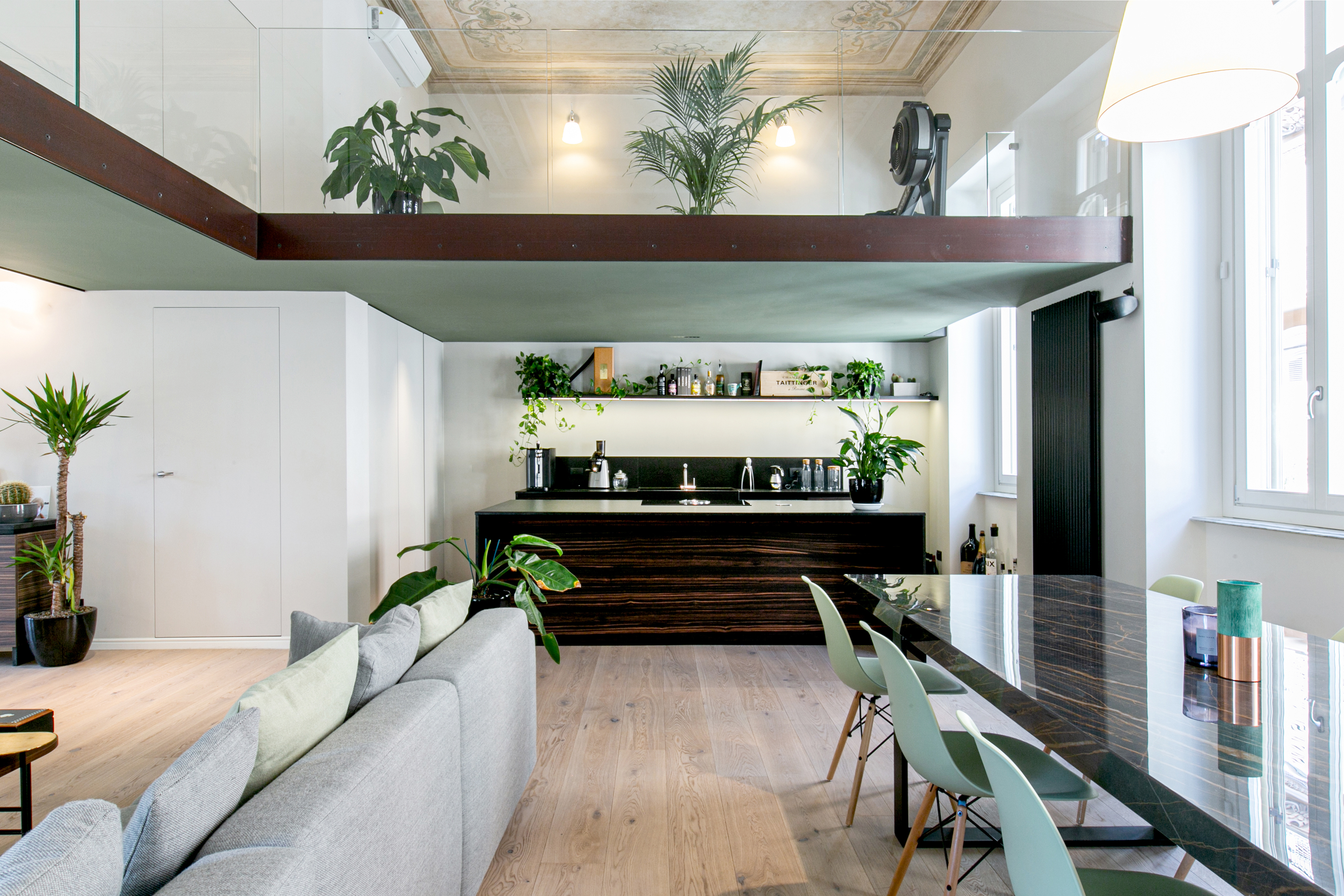 绿意盎然的历史韵味——意大利 Officina 8A 公寓设计-8