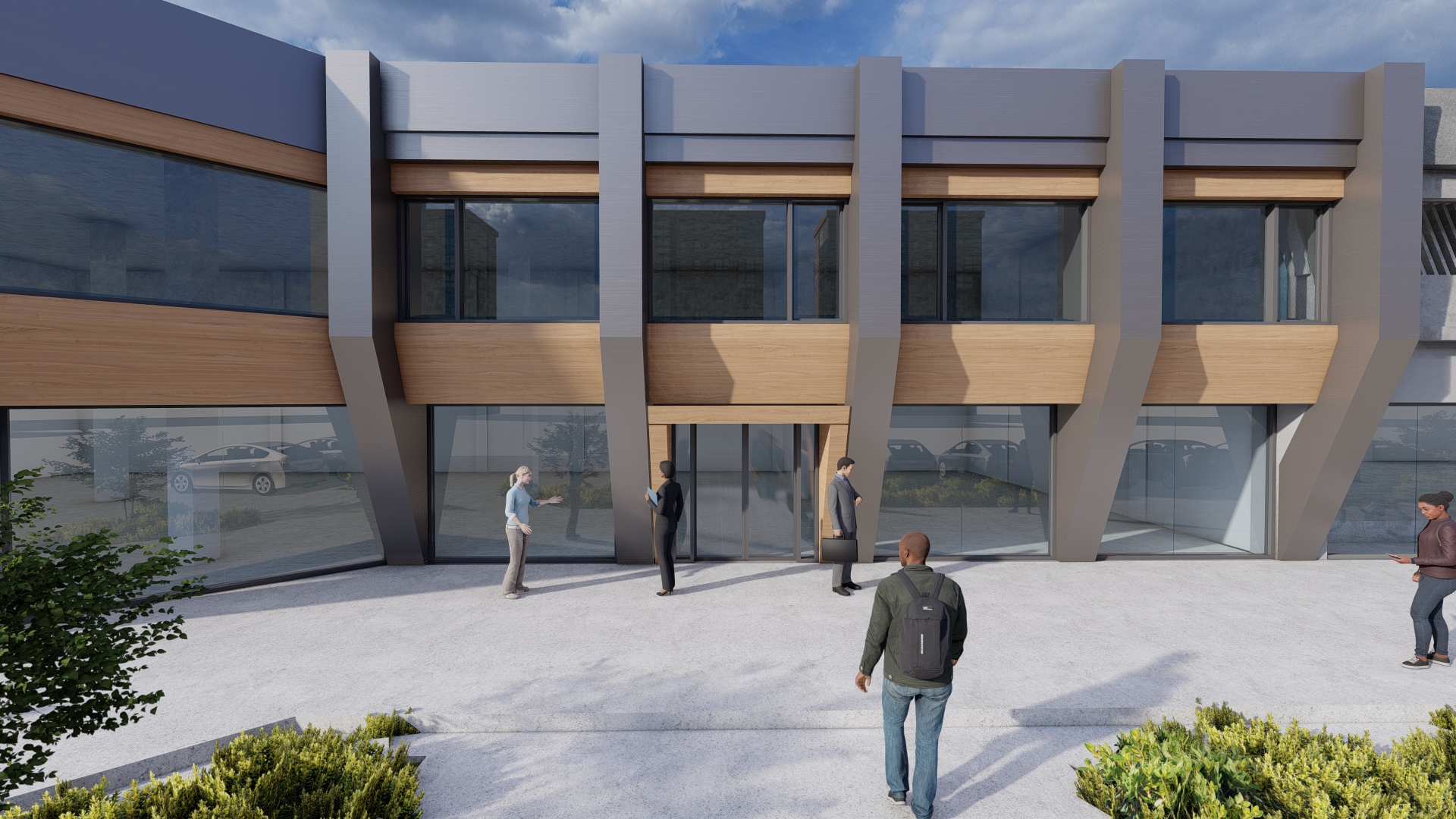 1978 年建筑翻新，打造商业适用的立面设计-12