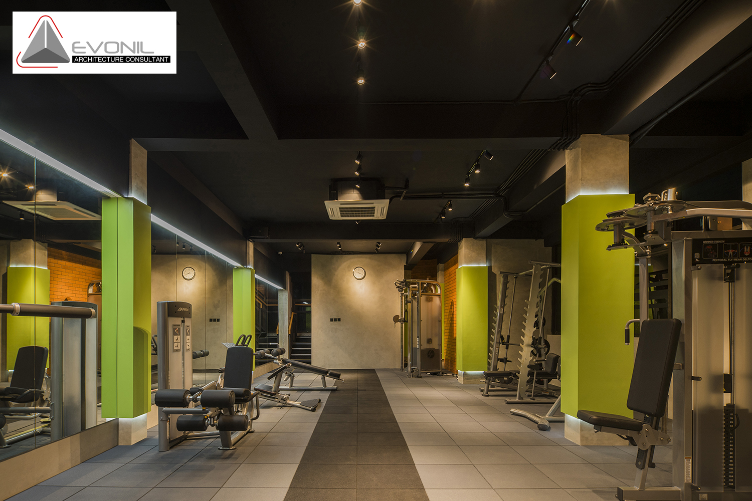 健身房 | BARAMULTI Group Fitness Center - Evonil Architecture-7