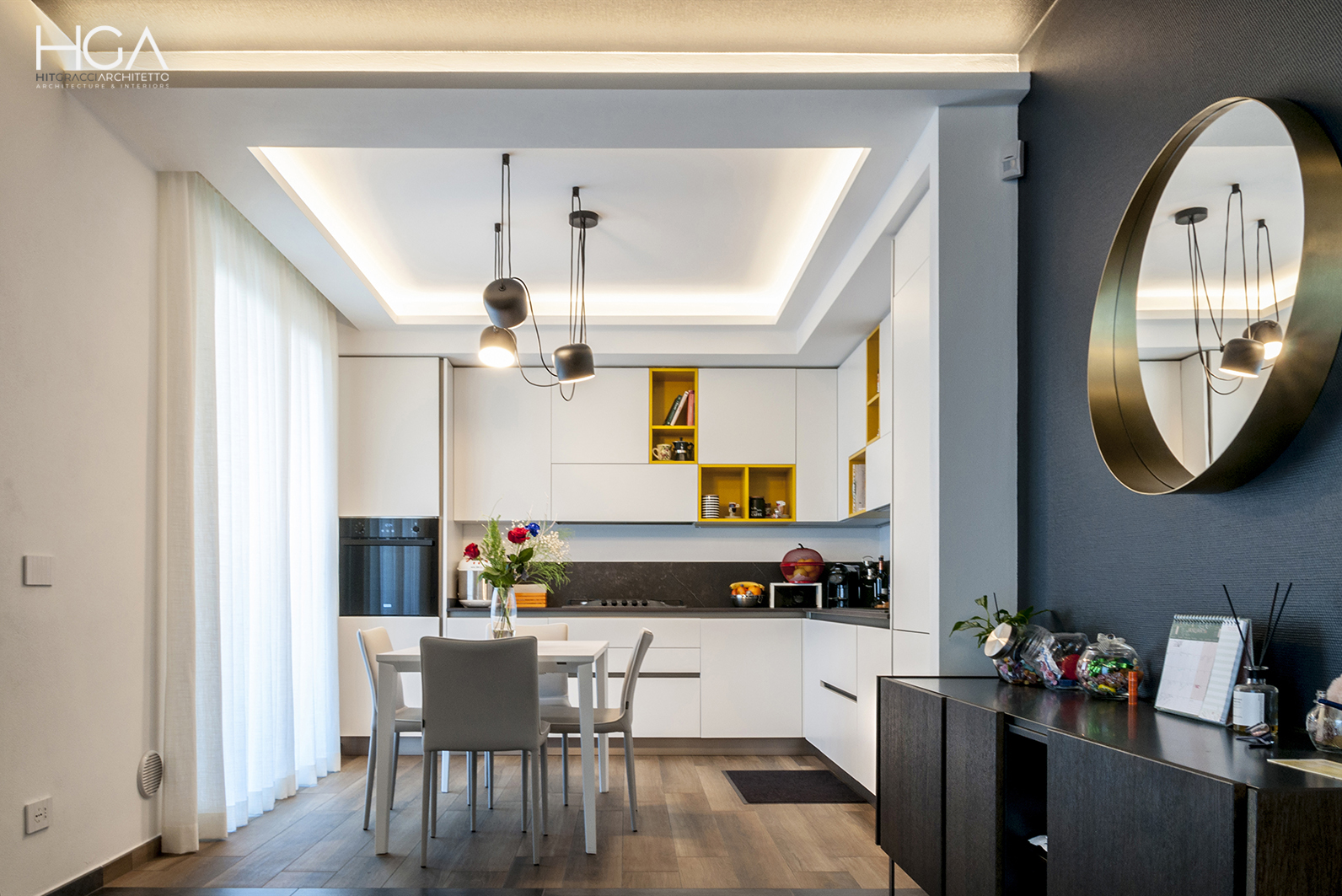 新旧融合,开放式公寓设计展现空间魔法-0