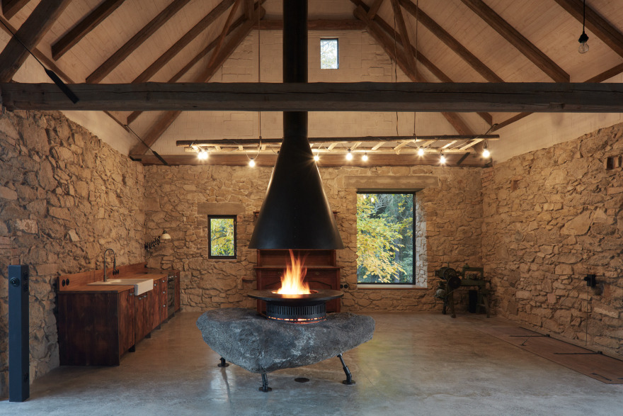 乡村别墅重建,传统工艺与自然之美的融合-10