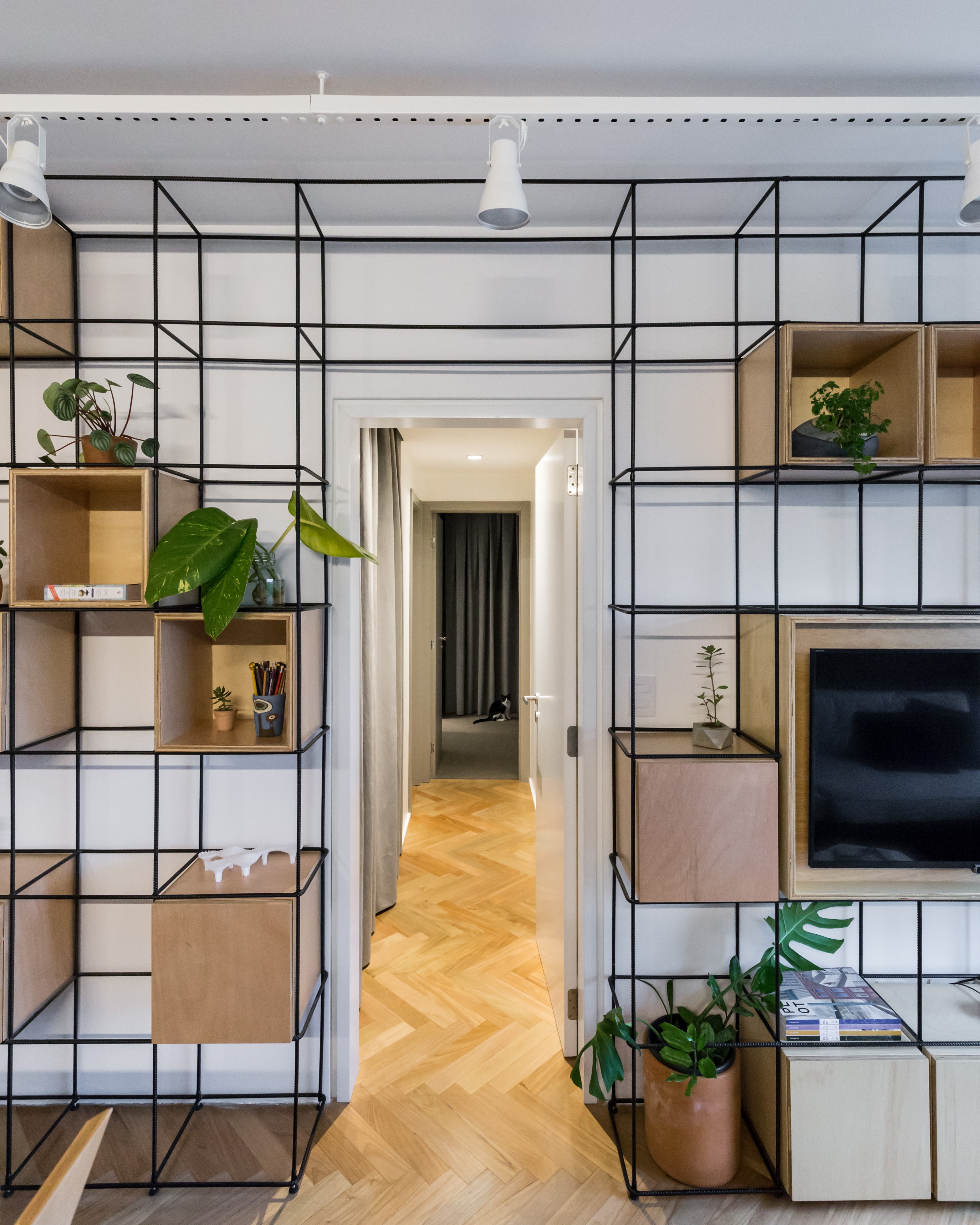 黑白灰的简约之家 | 巴西公寓设计案例-21