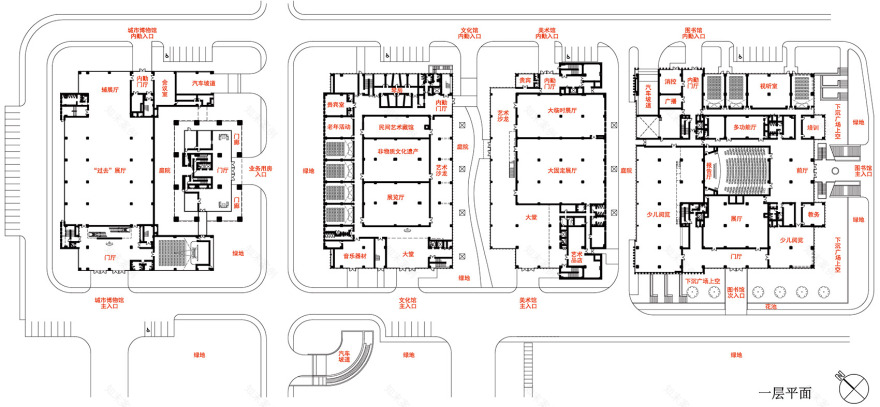 淮安“四馆”文化航母,现代建筑融合传统文脉-84