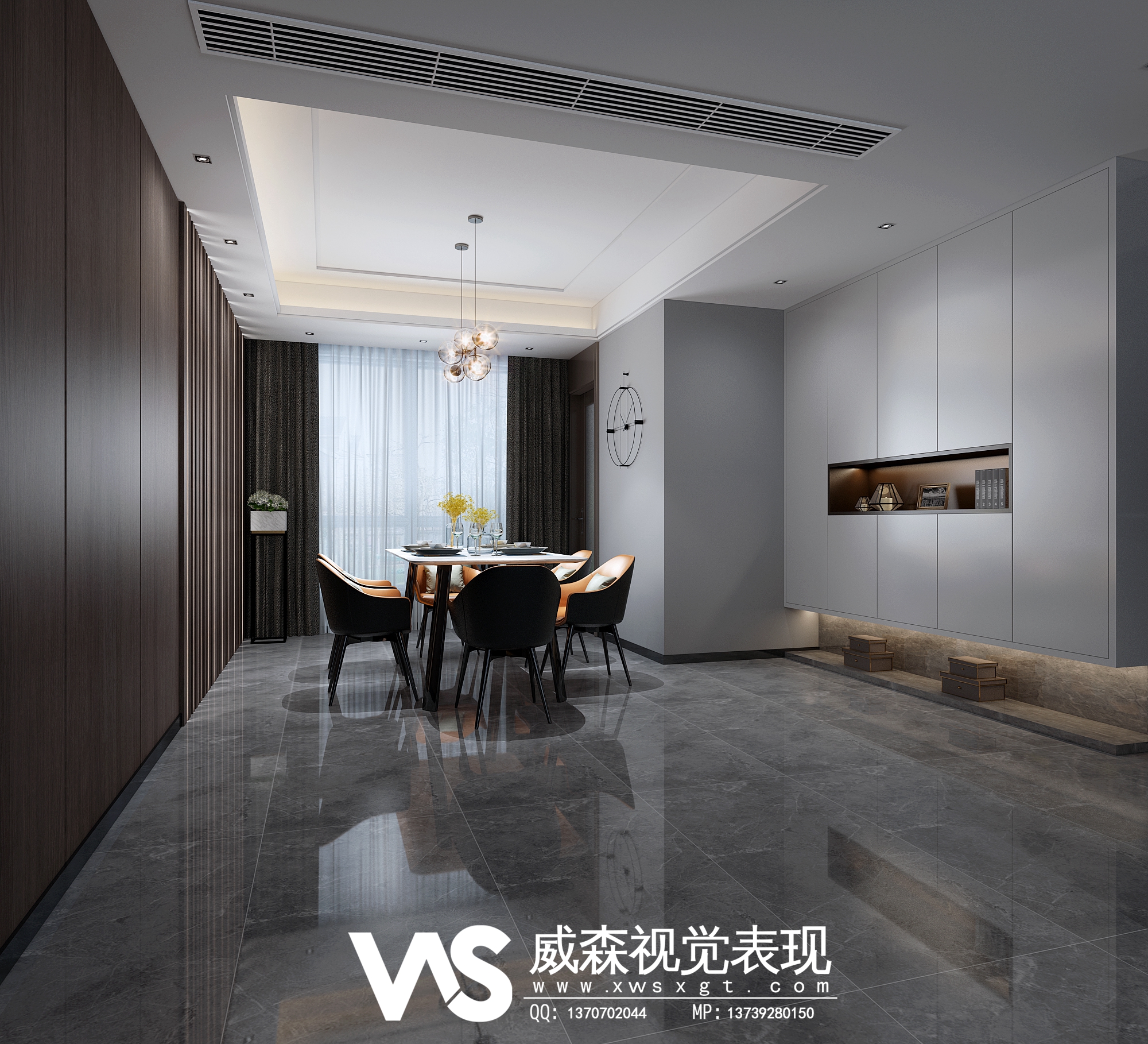 现代黑白灰别墅设计，展现简约魅力-6