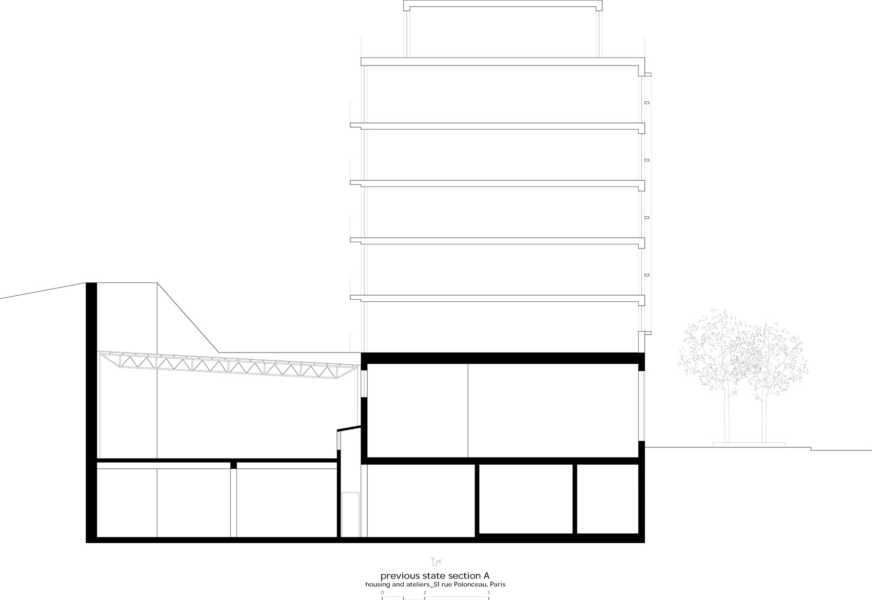 Polonceau 街住宅与工作室丨法国巴黎丨YUA studio d’architecture-77